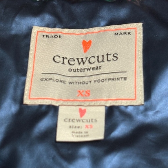 Crewcuts J Crew Marshmallow Puffer Vest Girls Sz XS Age 4 Lightweight Outdoors - Picture 3 of 5